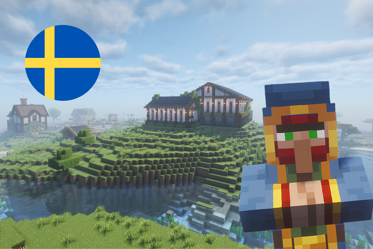 Ruotsin kielikylpykerhon kuva Minecraftissa