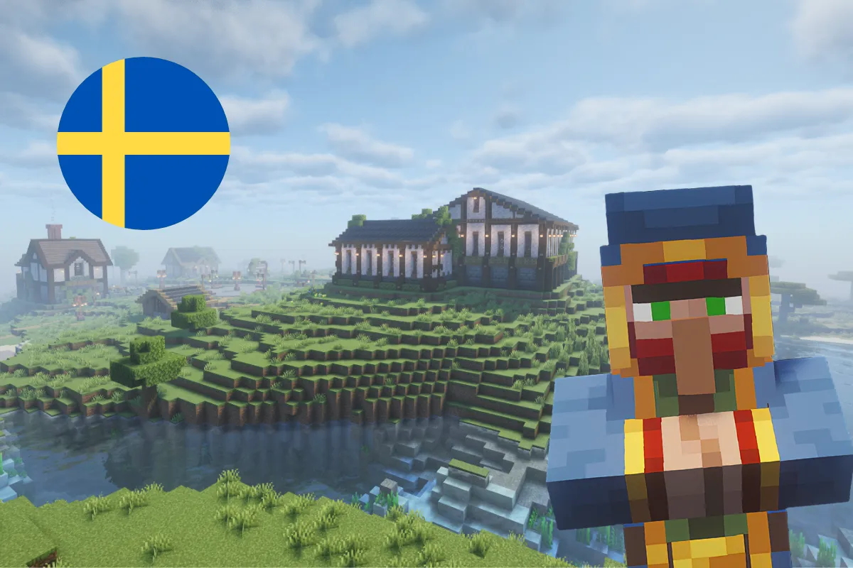 Ruotsin kielikylpykerhon kuva Minecraftissa
