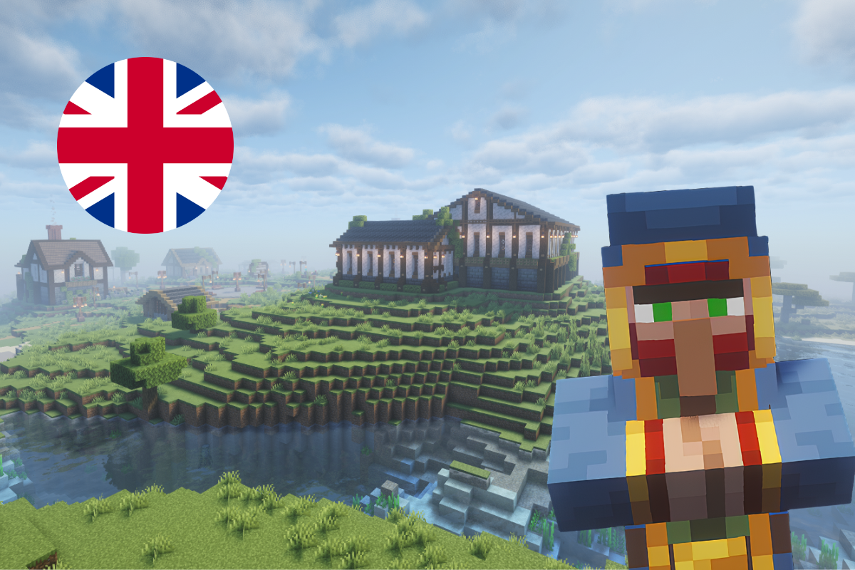 Englannin kielikylpykerhon kuva Minecraftissa