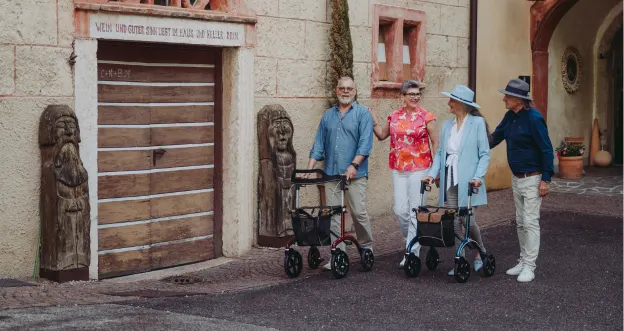 Den richtigen Rollator finden