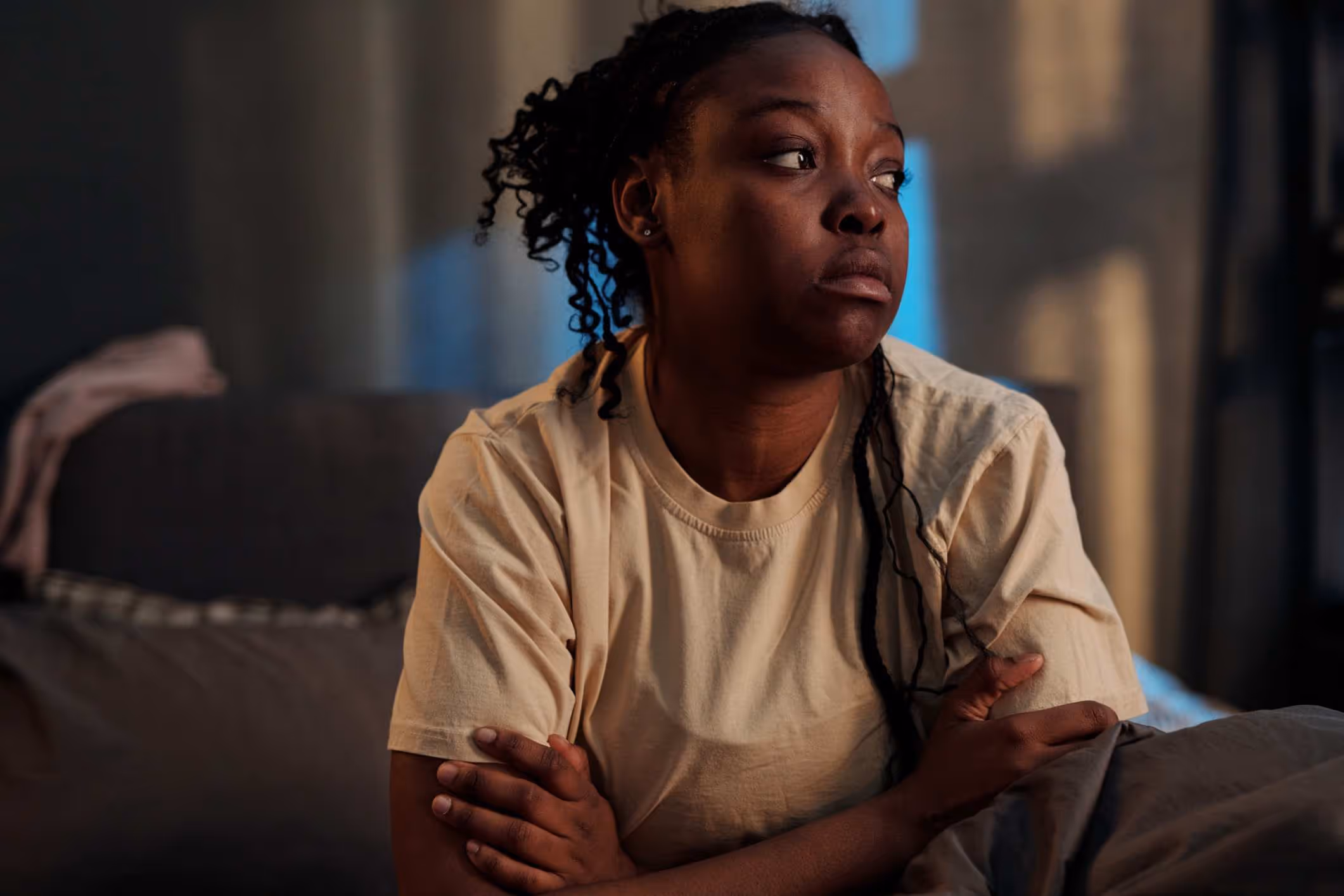 A woman struggles after a traumatic experience and considers contacting a National City sexual assault lawyer.