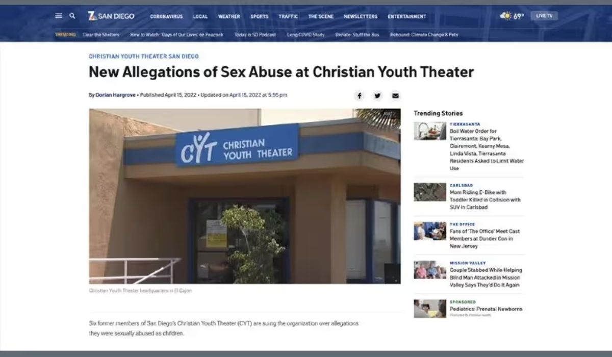 New Allegations of Sex Abuse at Christian Youth Theater