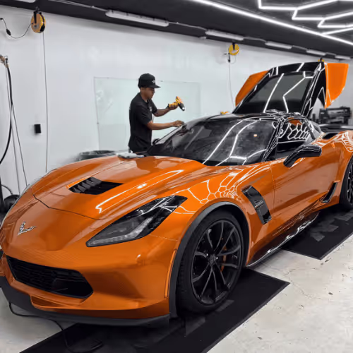 State-of-the-art window tinting equipment used by Auto Tint Express in Las Vegas for precise and professional installation.