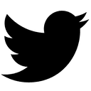 twitter logo black