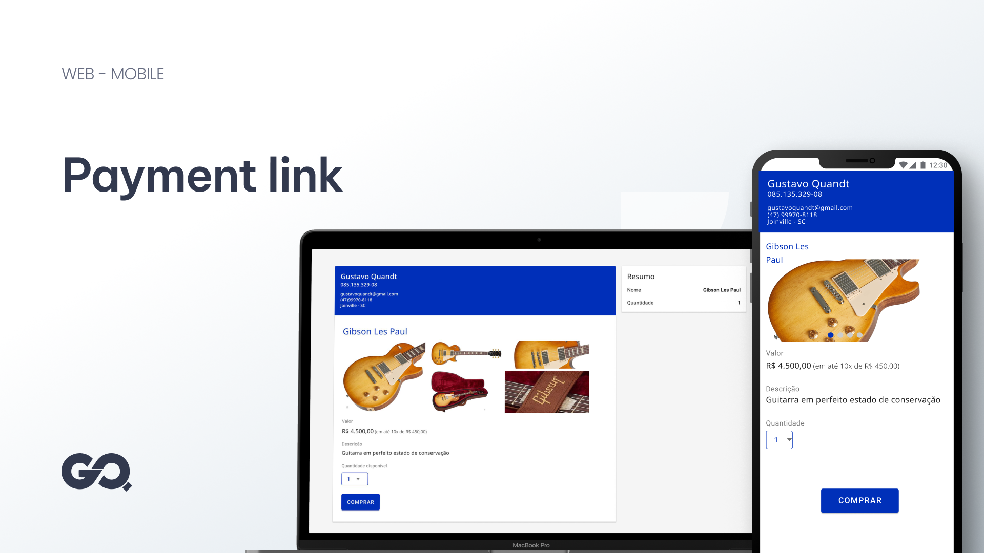 Web & Mobile • Payment link