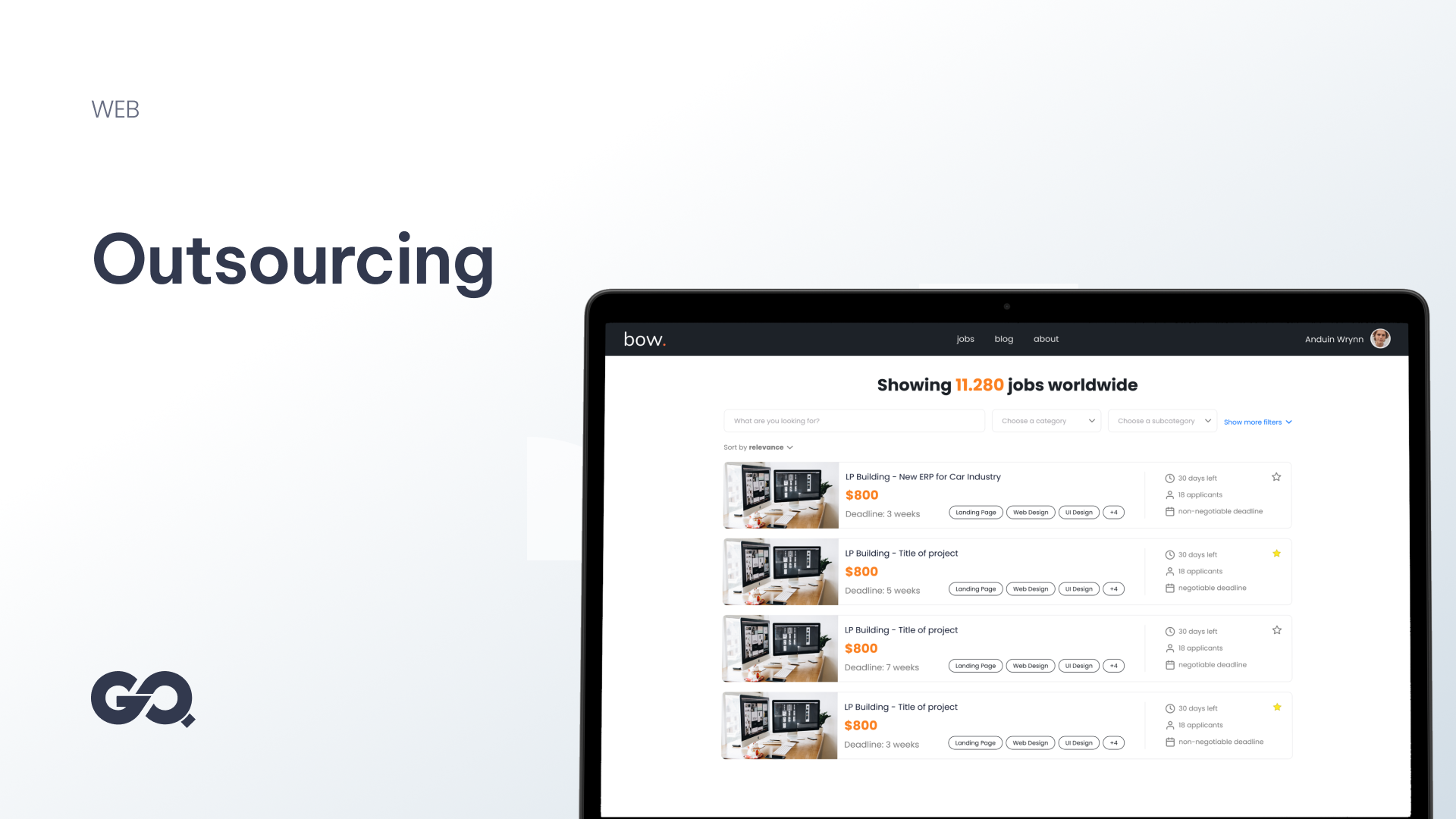 Web • Outsourcing website