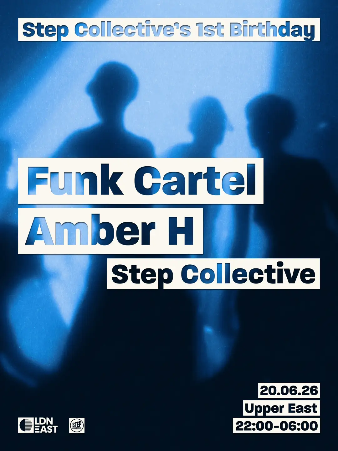 Step Collective's 1st Birthday with Funk Cartel, Amber H & Step Collective DJ's
