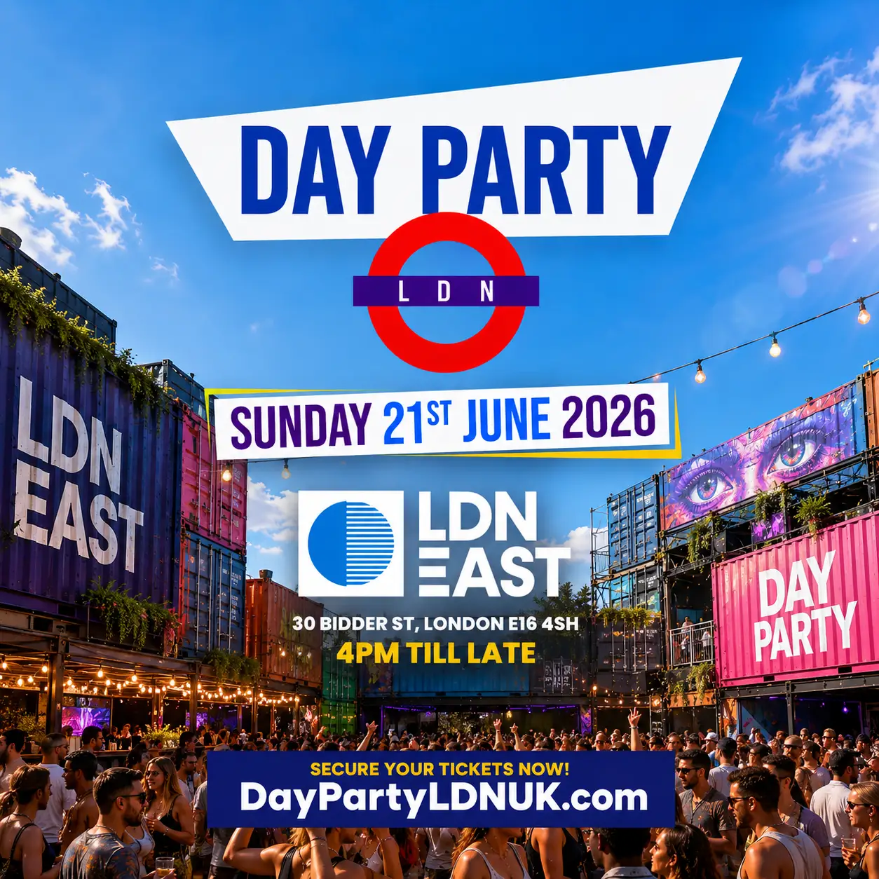 DAY PARTY LDN - Summer Outdoor Day Party Experience (1000+ Ravers)