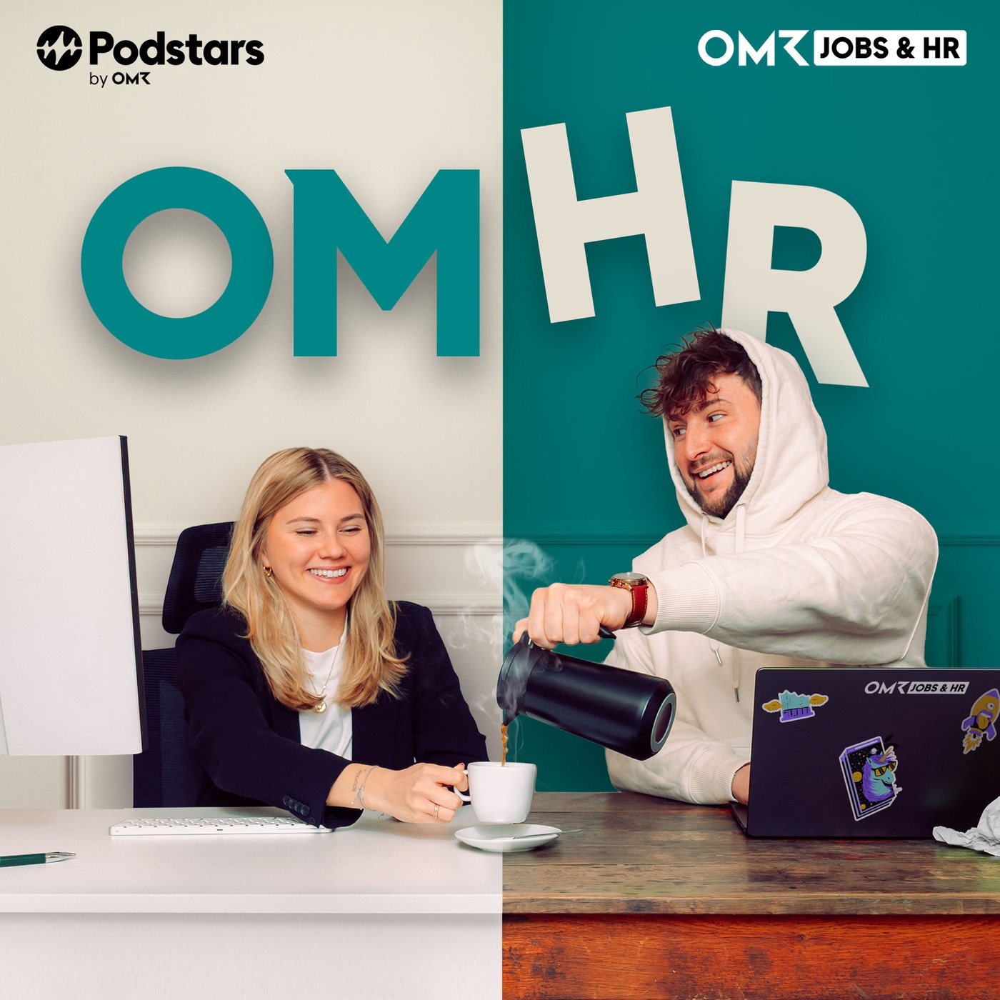 Das Bild zeigt das Cover des Podcasts OMHR.