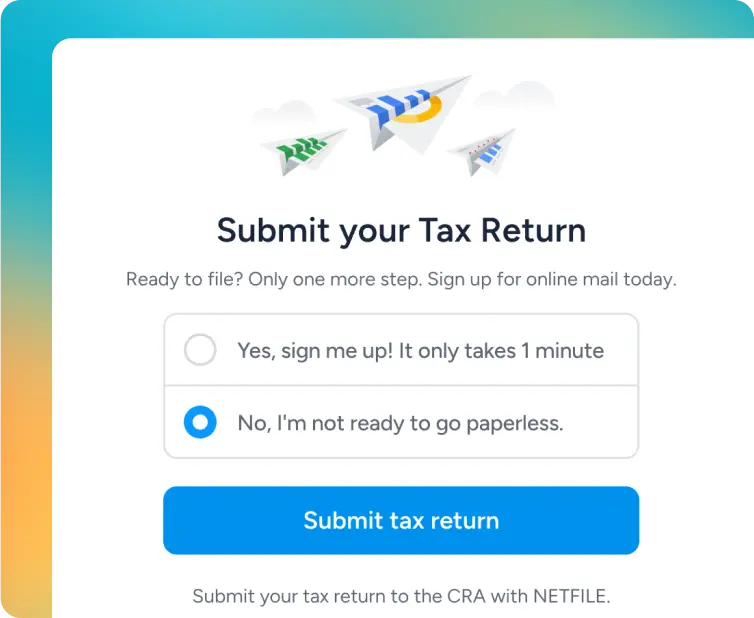 Tax Report Form Submission