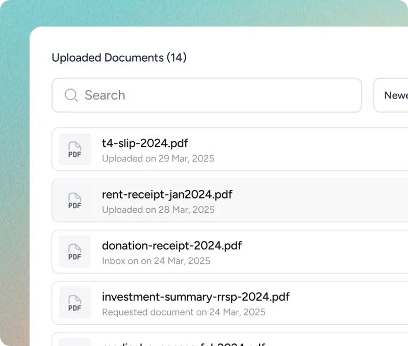 Document update dashboard