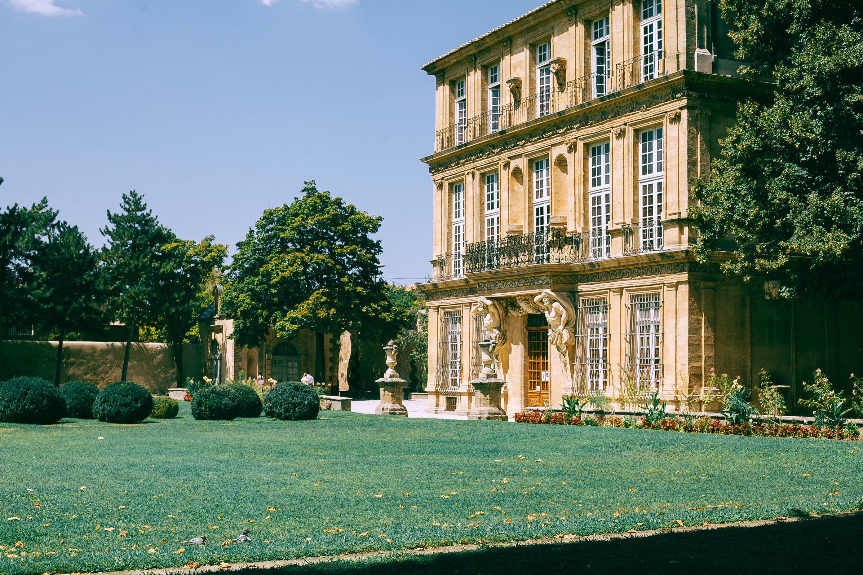A chateau in the French country side