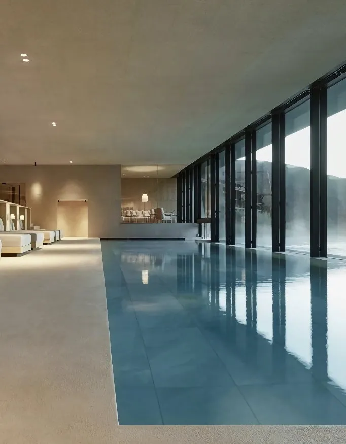 Swimmingpool at Forestis.