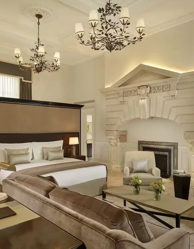 Room at the The Langley, a Luxury Collection Hotel, Buckinghamshire.