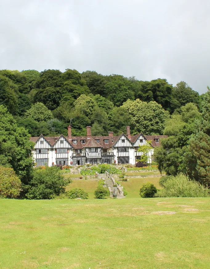 Exterior view of Gidleigh Park.