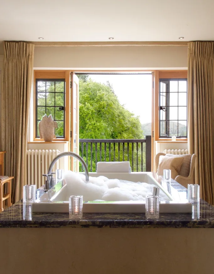 Suite at Gidleigh Park.