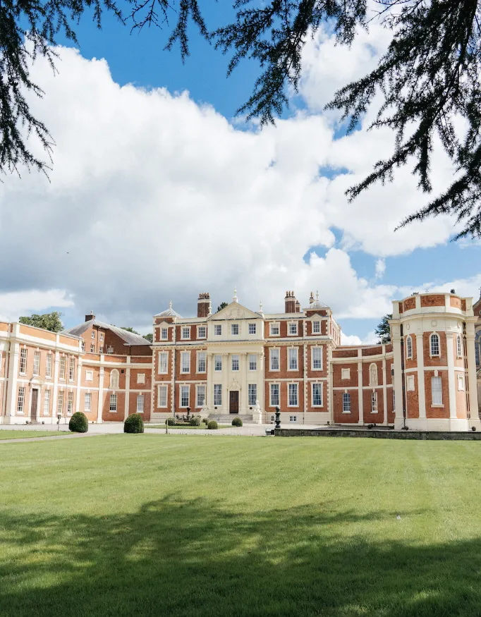 Exterior of the Hawkstone Hall & Gardens, Spa & Gym.