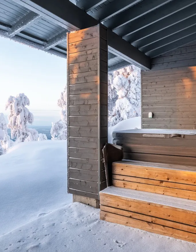 Jacuzzi at the Villa Ruka.