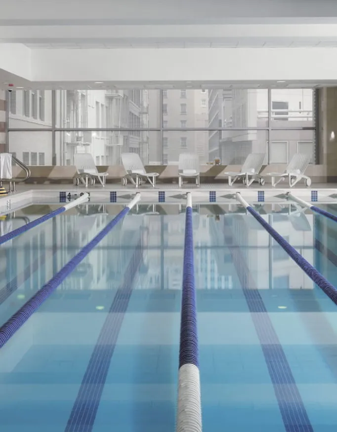 Swimmingpool at the Four Seasons Hotel San Francisco.
