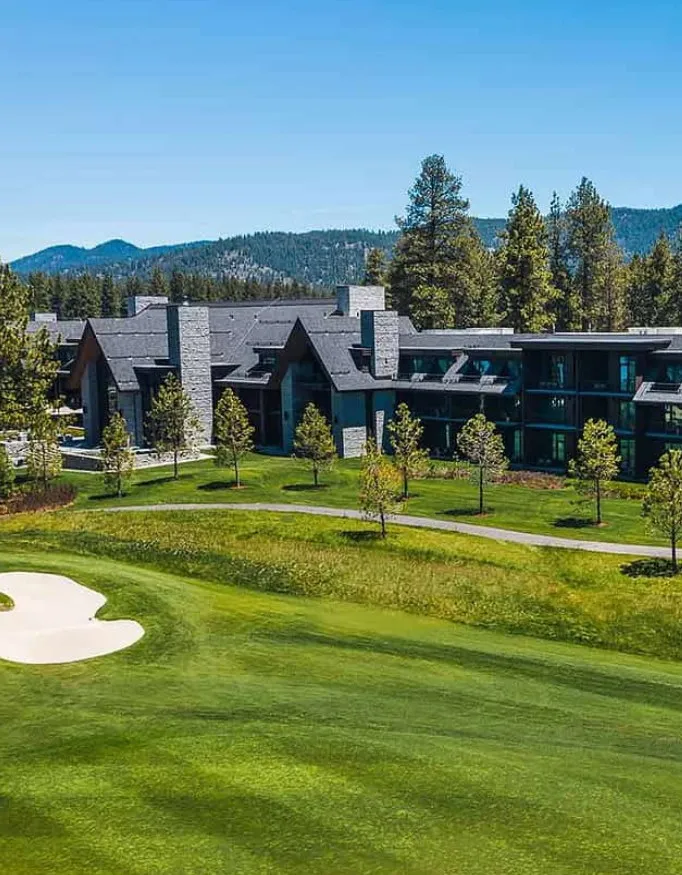 Golf club at the Edgewood Tahoe Resort.