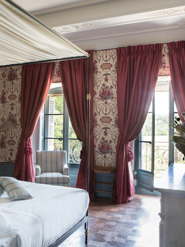 A suite at the Château de Fonscolombe.