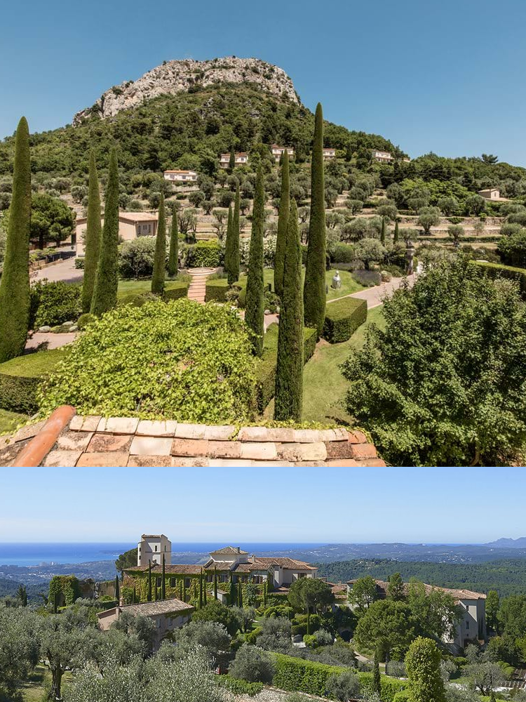 View of and from Château Saint-Martin & Spa.