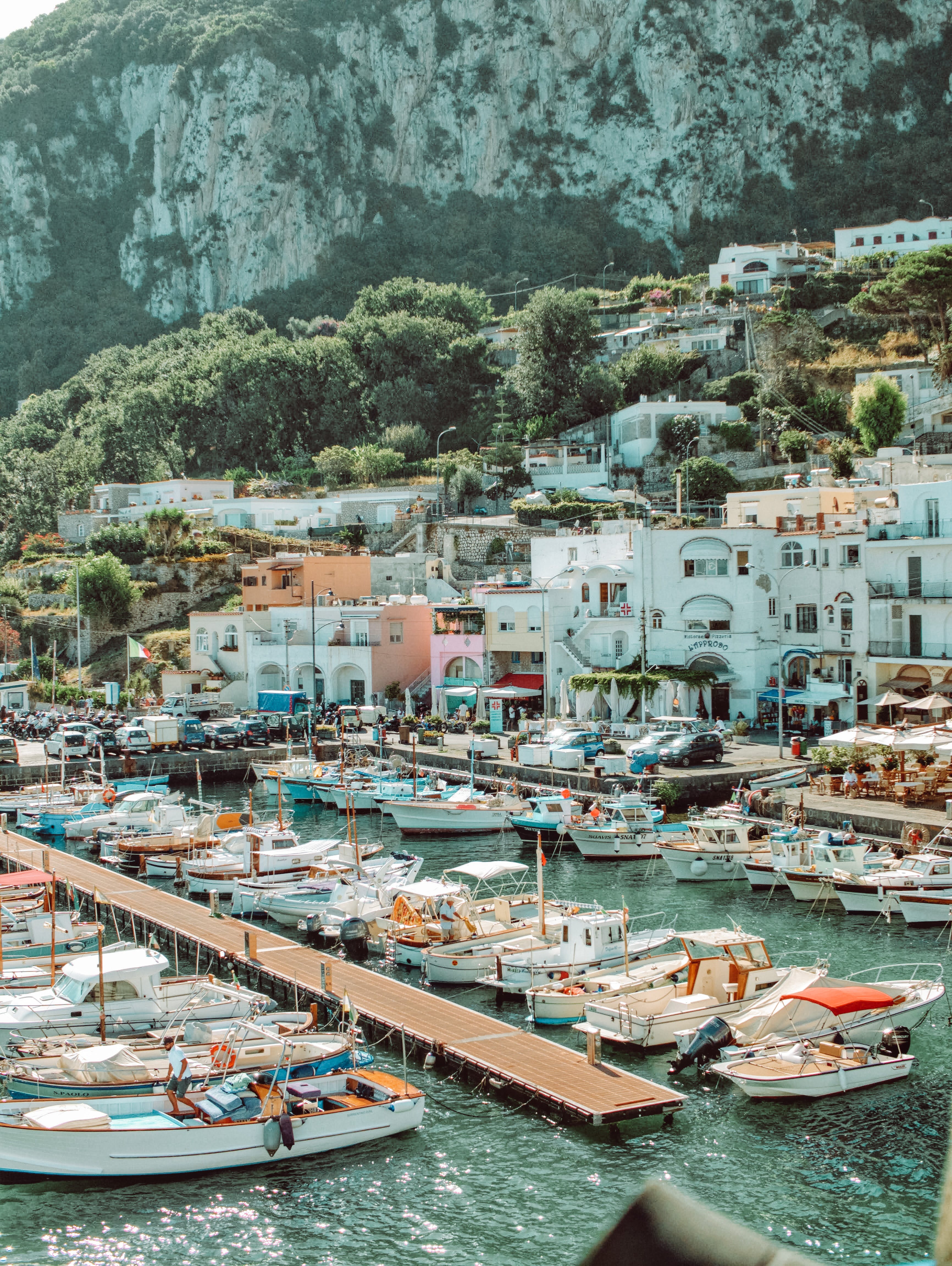 A small fishing village on the Amalfi Coast.