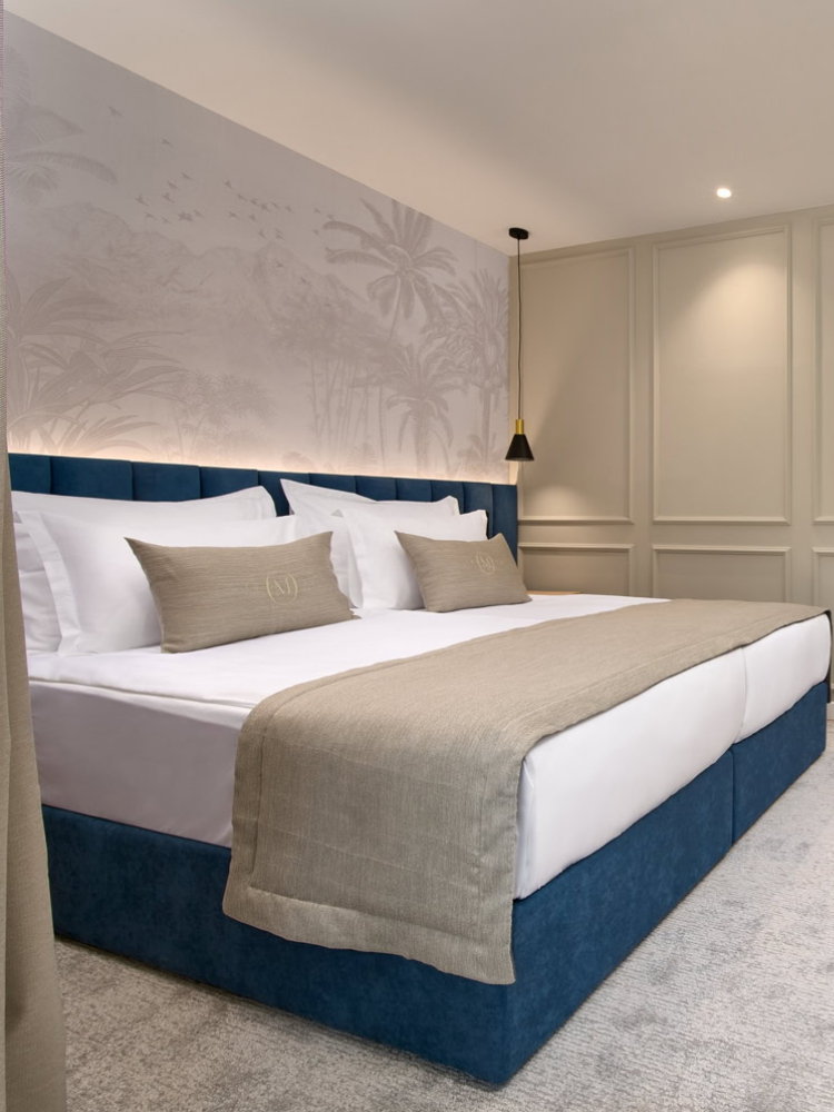 Bedroom at Hotel Moeesy, Blue & Green Oasis.

Copyright and credits to Hotel Moeesy, Blue & Green Oasis.