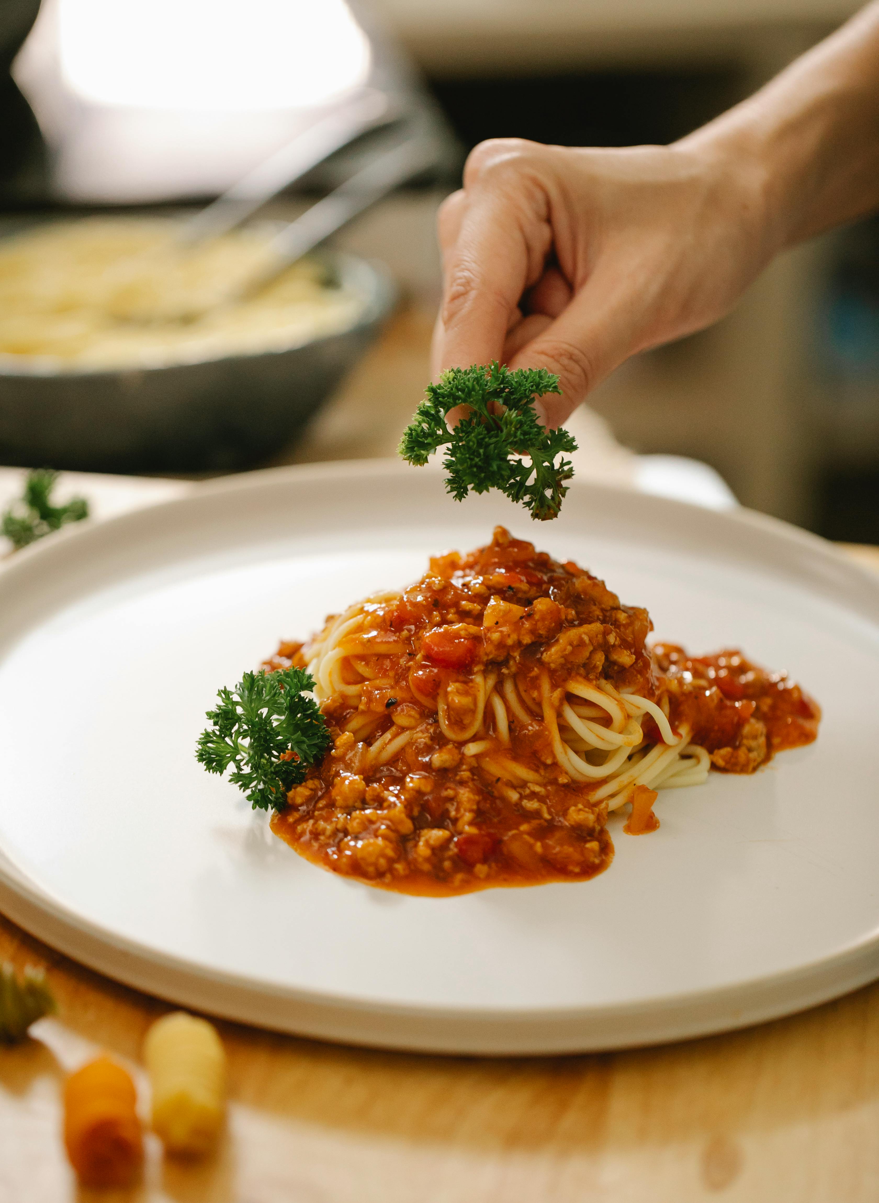 Spaghetti bolognaise.