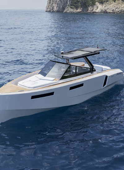 Yacht charter along the Amalfi Coast.
