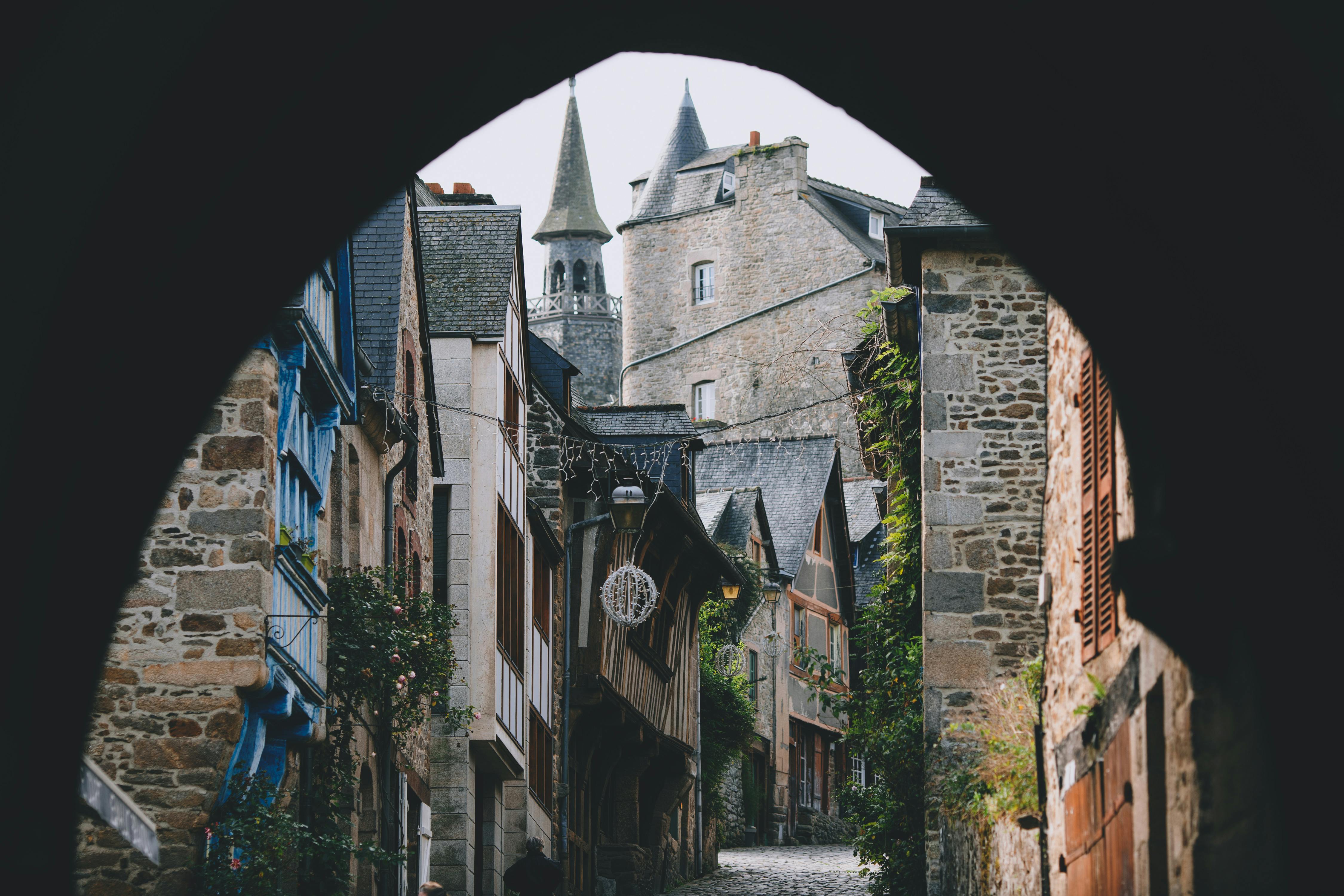Town in Brittany.