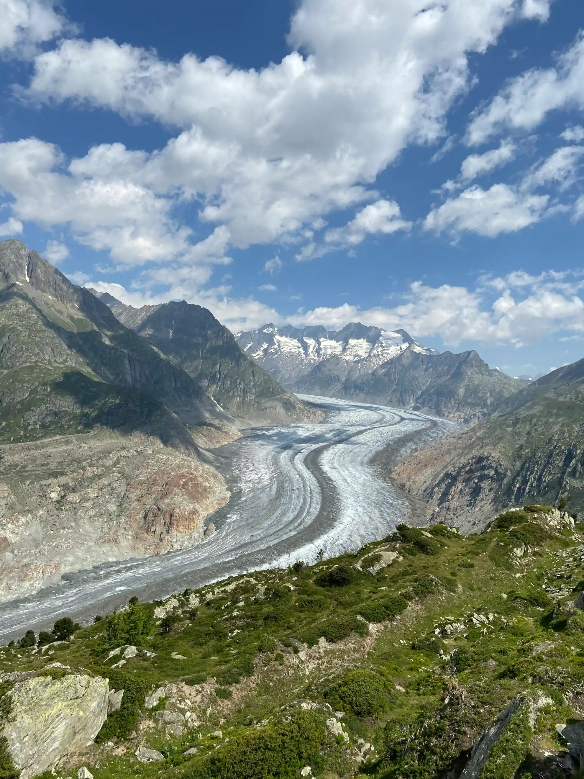 Aletsch Glacier.