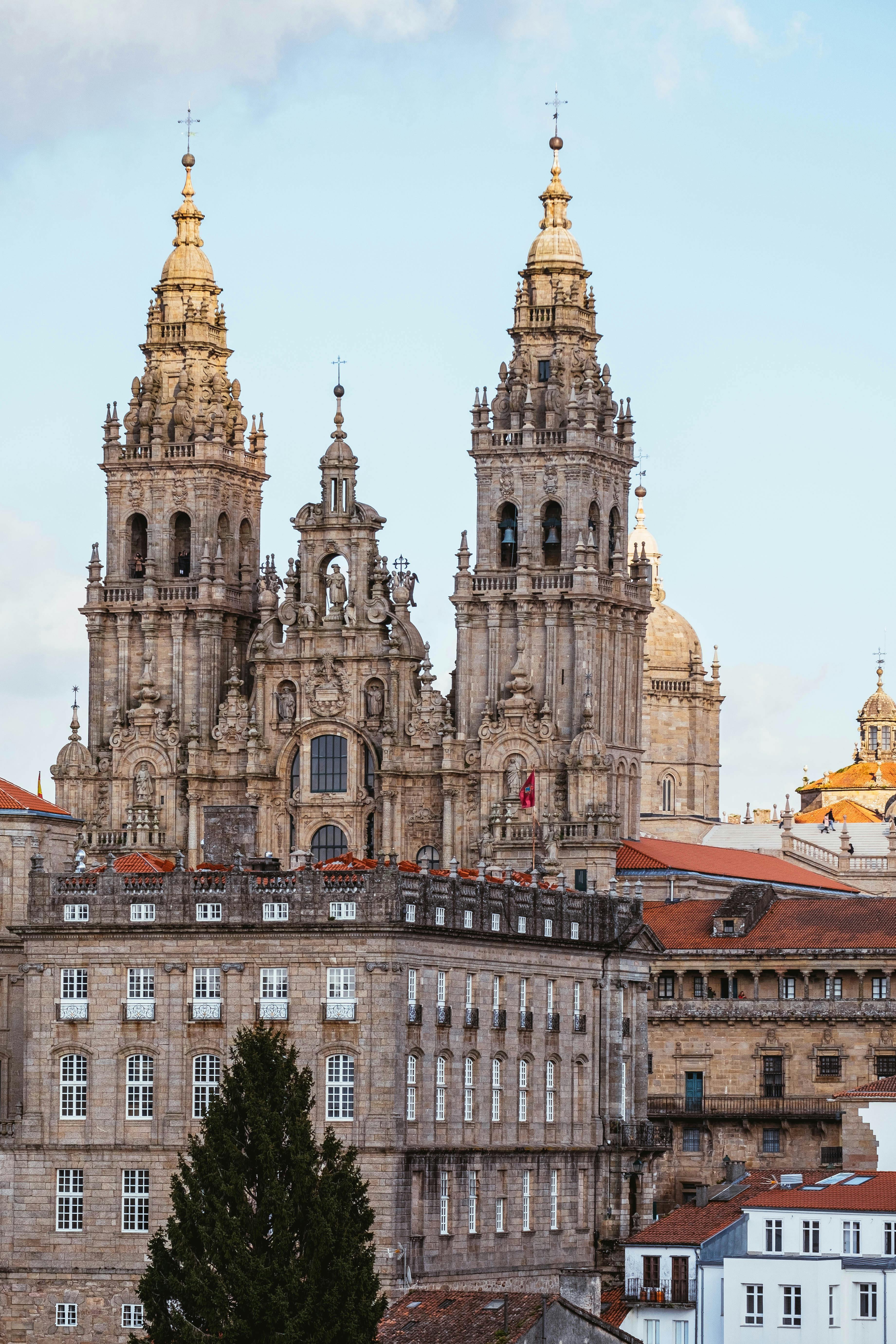 The Cathedral of Santiago de Compostela.