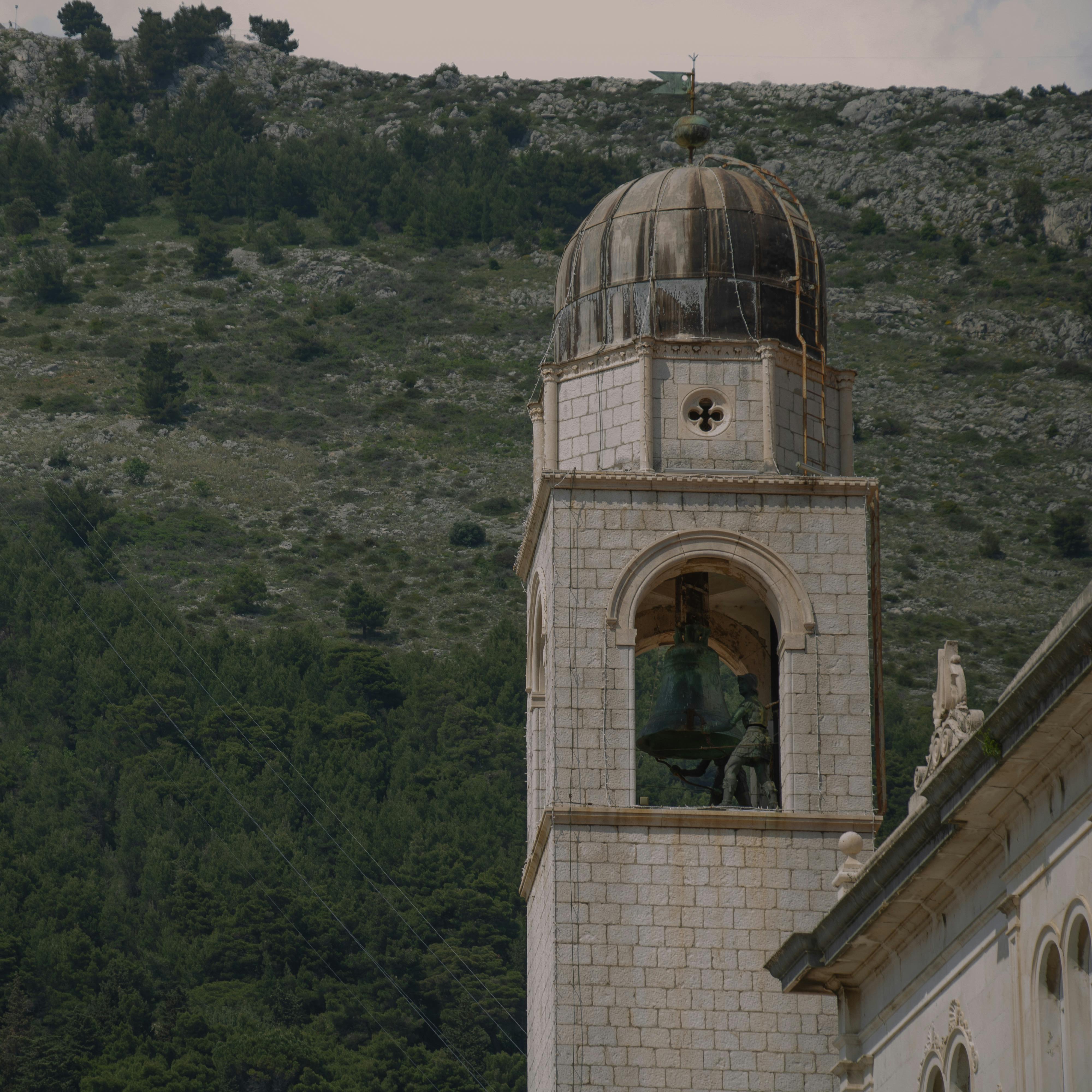 Church tower in Croatia