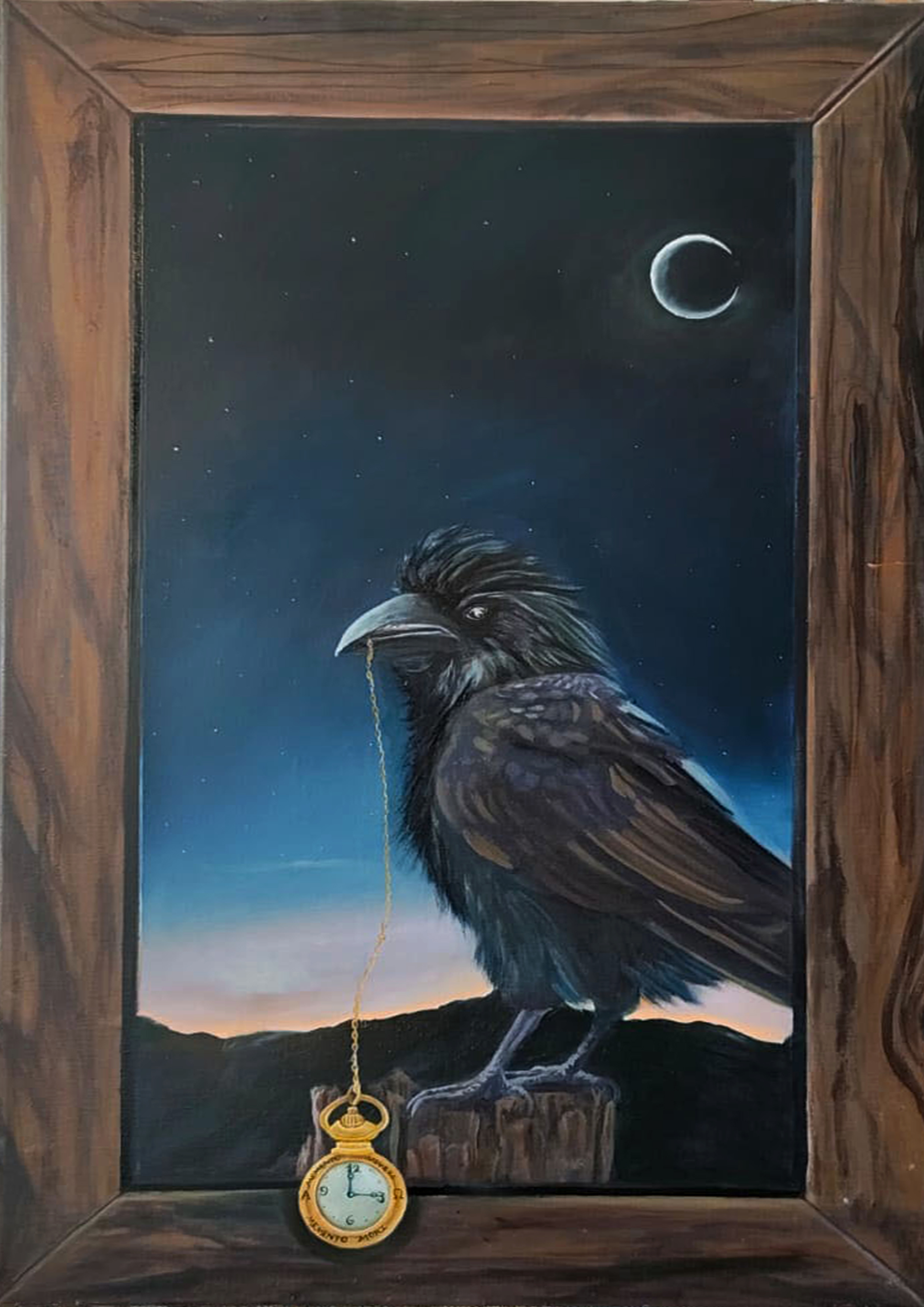 Memento Mori II — óleo de Erik Chamorro, 2026, 90 x 60 cm