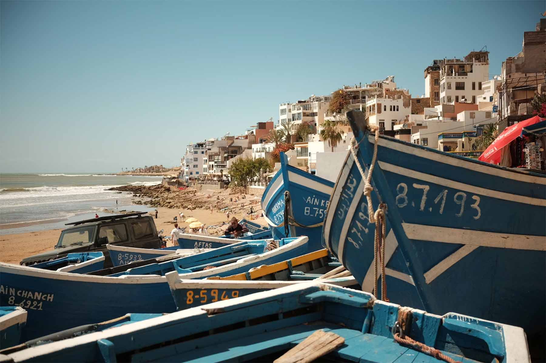 Boats on the beach