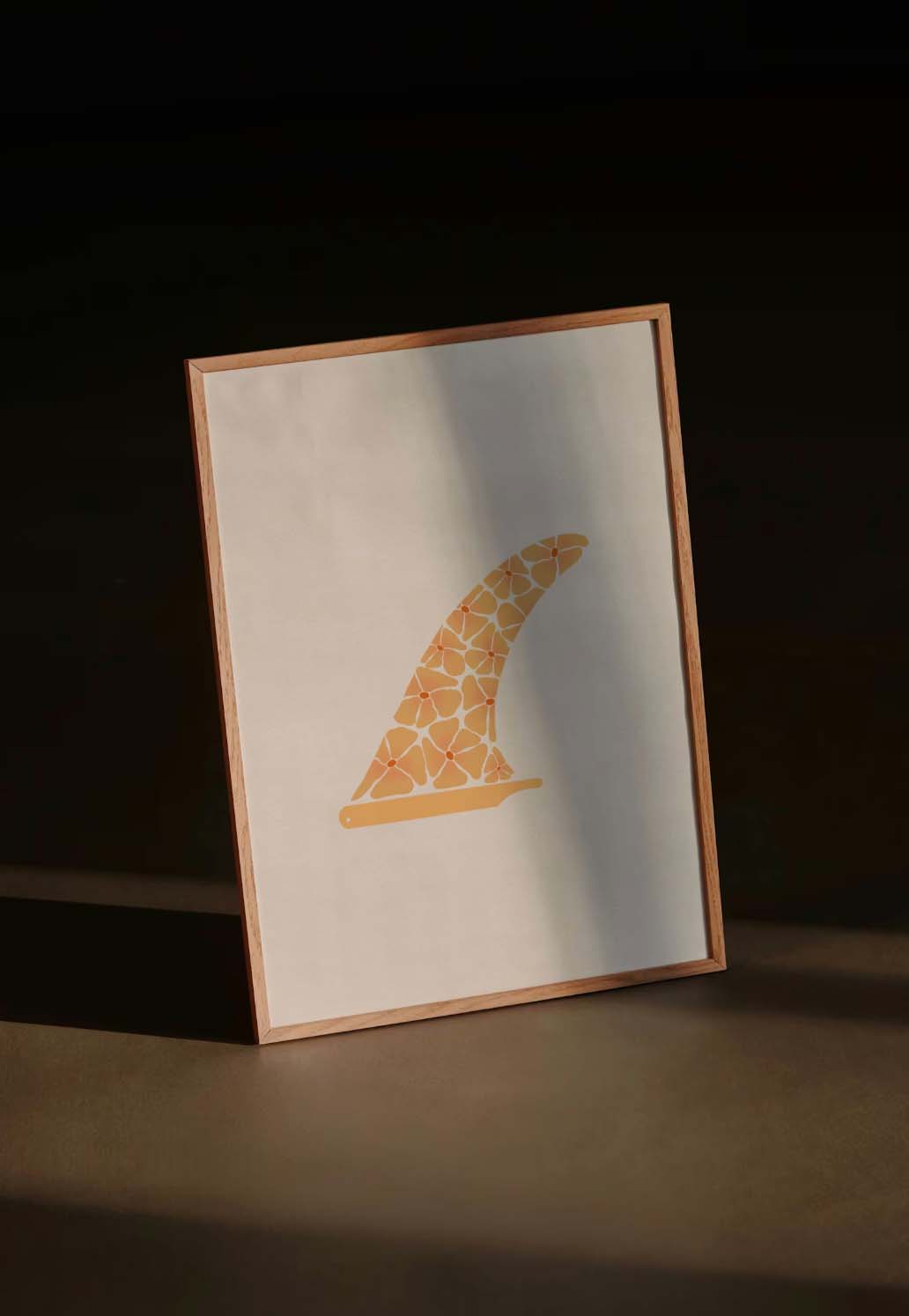 a surf fin illustration