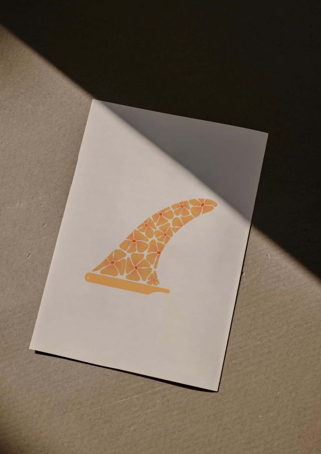 a surf fin illustration