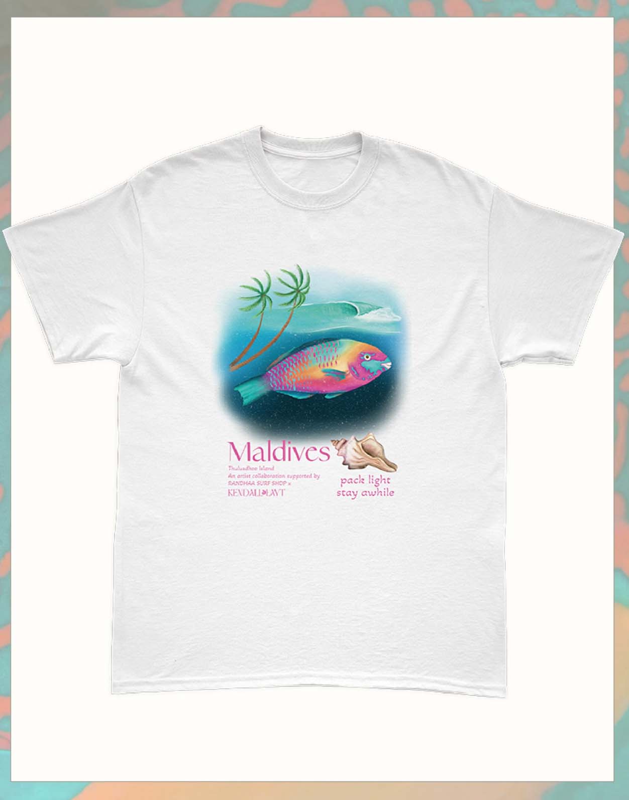 a t shirt with a fish