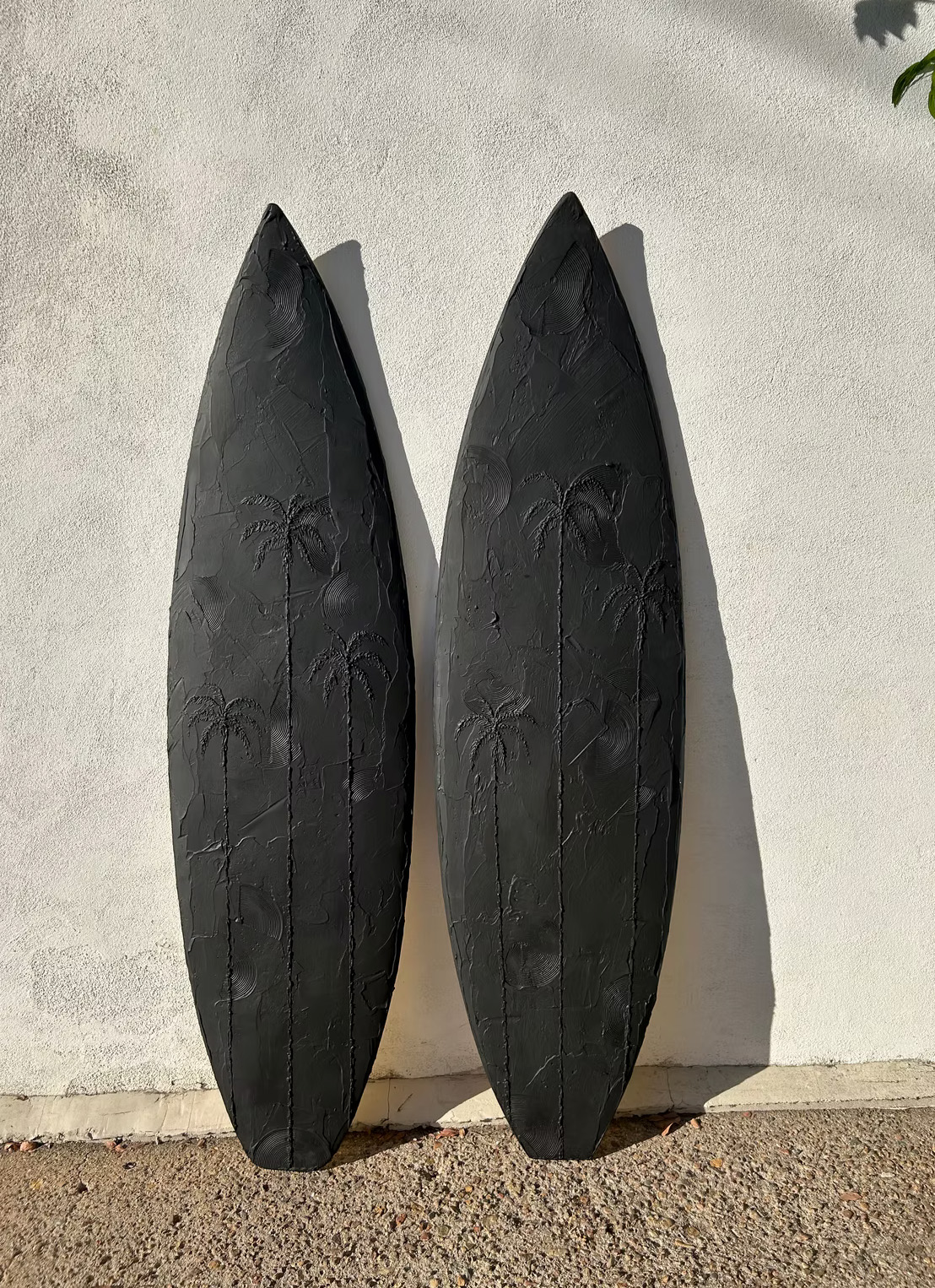 black surfboards