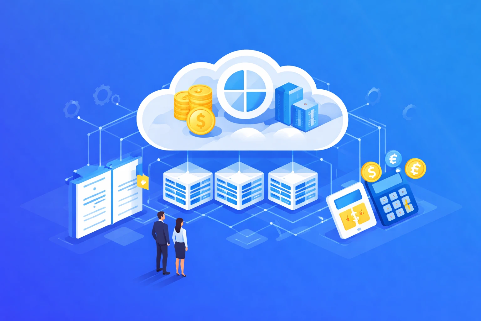 Cloud-based accounting system illustrating multi-entity consolidation and financial workflows