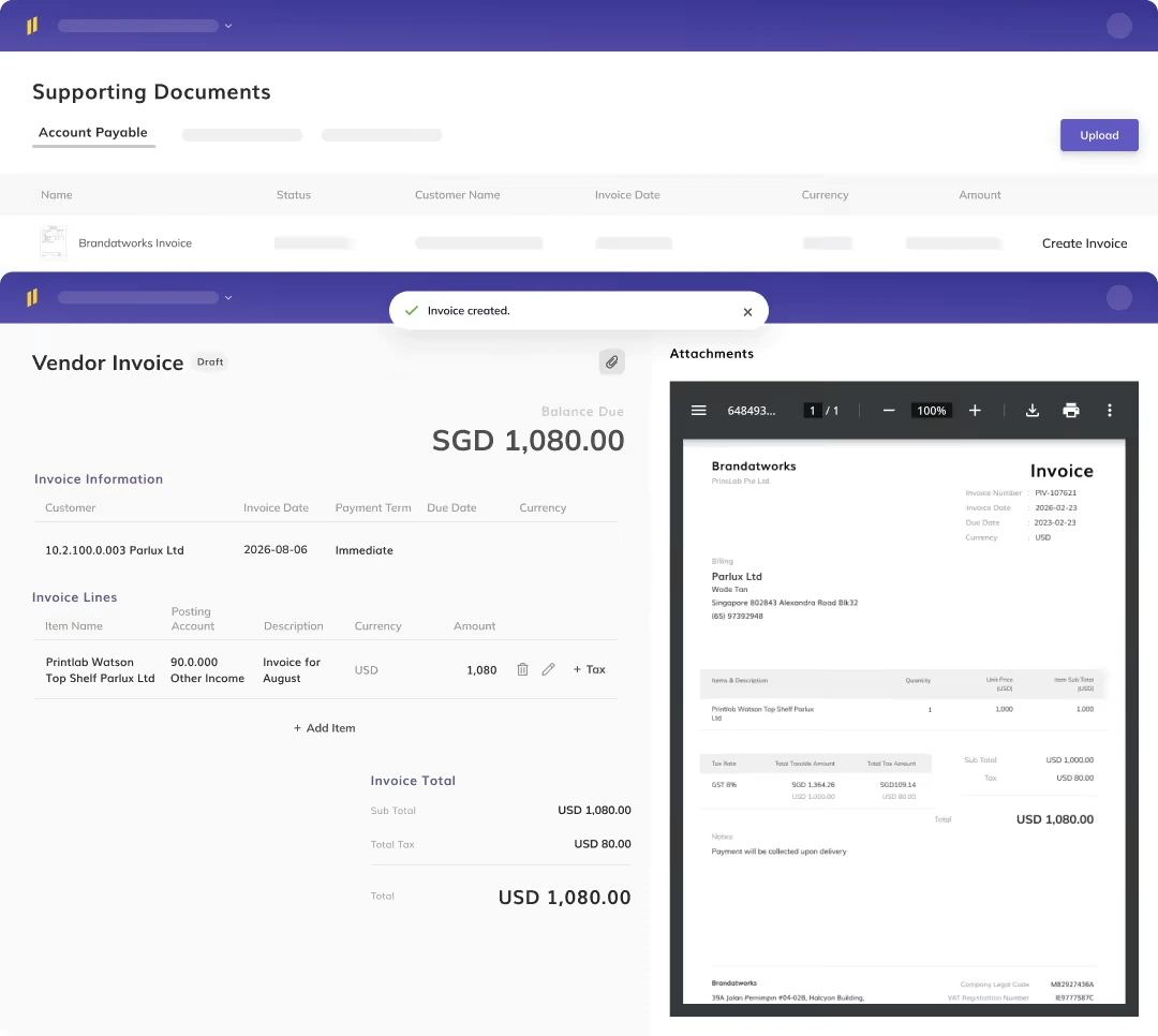 Eleven's bank feeds and statements management features