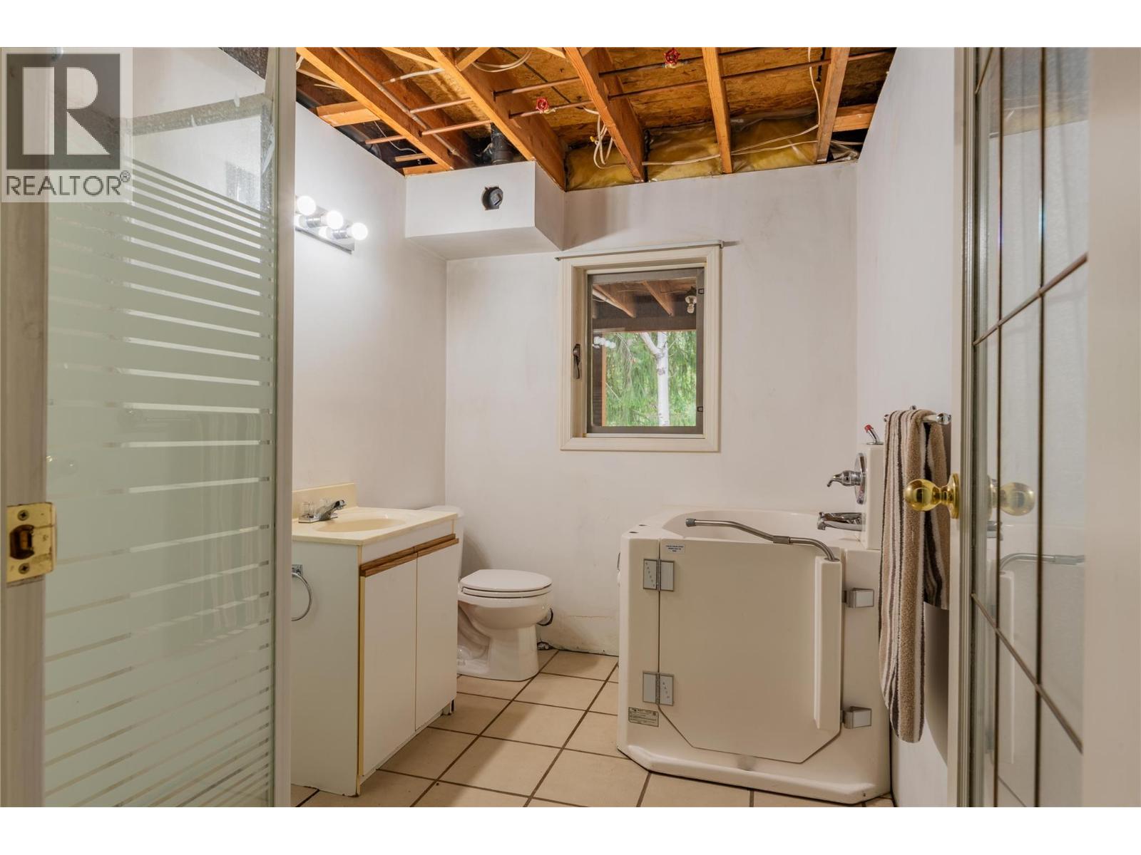 Third bathroom in the basement of the main house.