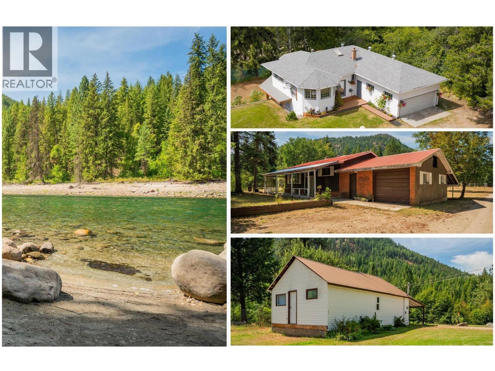 4.74 Acre Riverfront Property with 3 Dwellings.
