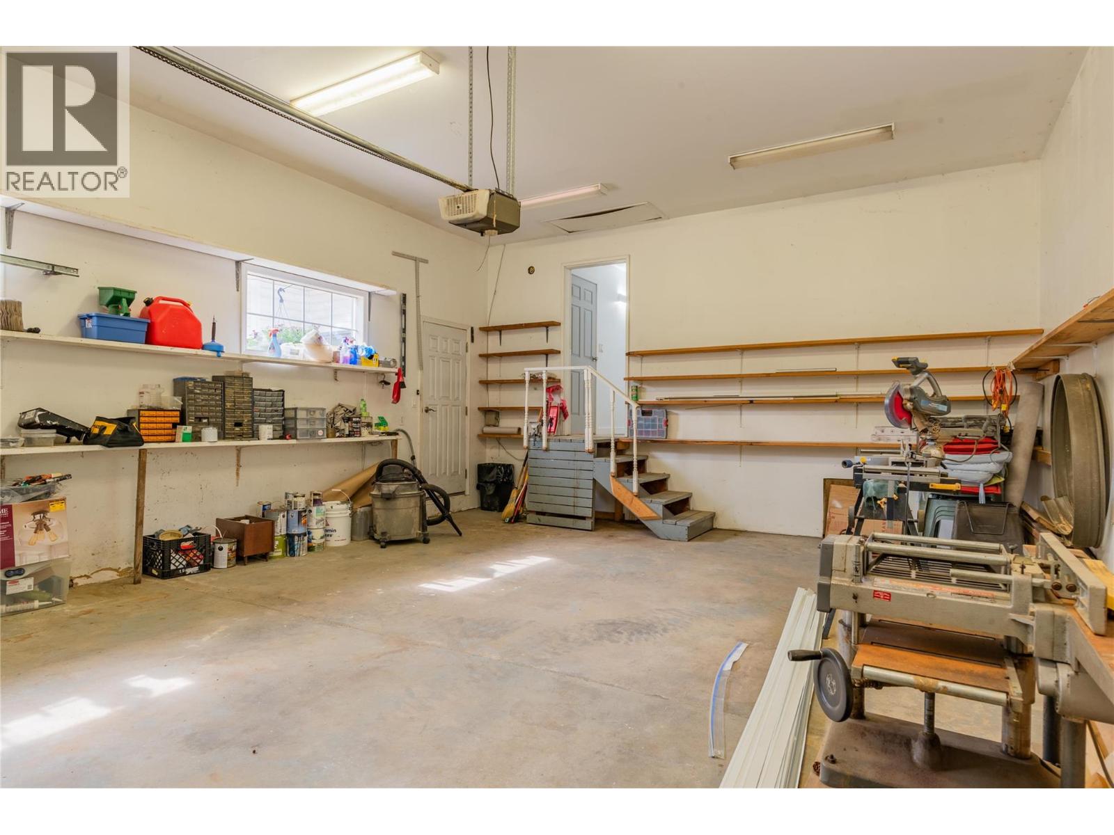 Two car garage in the main house.