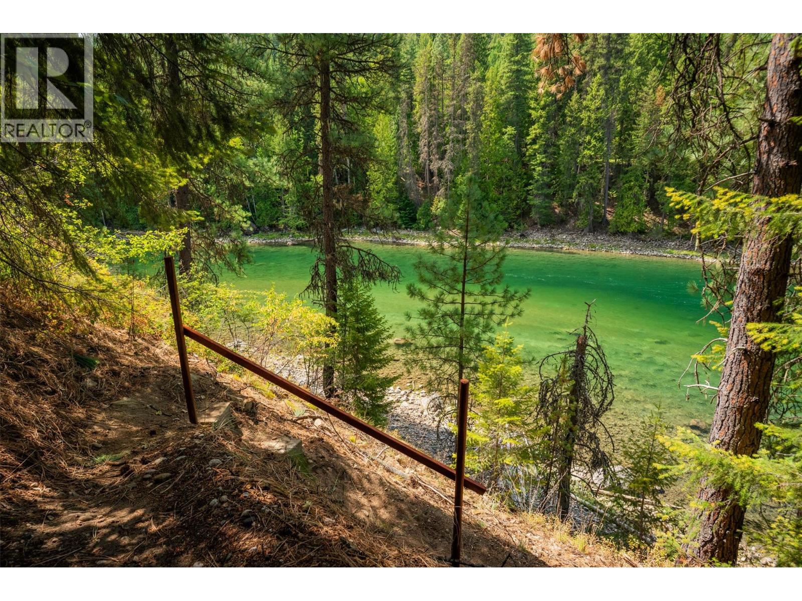 Path to walk down to the water.