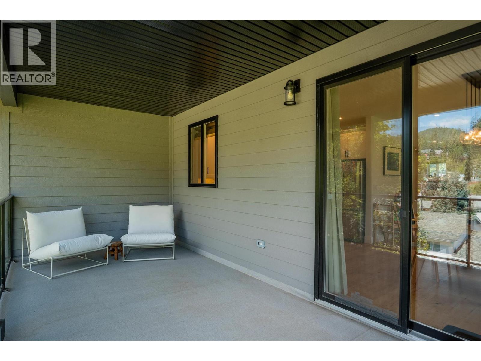 North facing patio