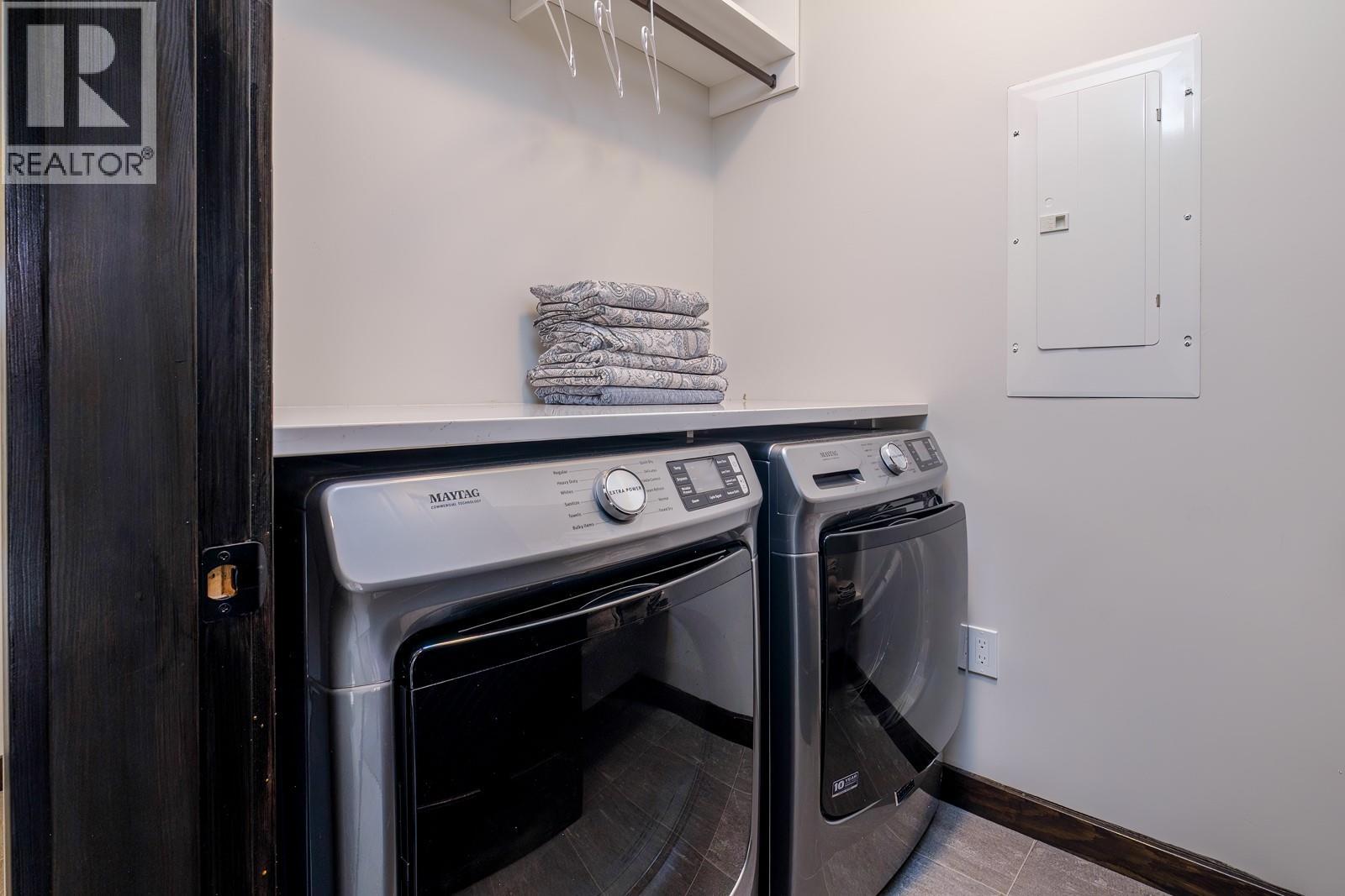 Laundry on main floor. Large capacity machines.