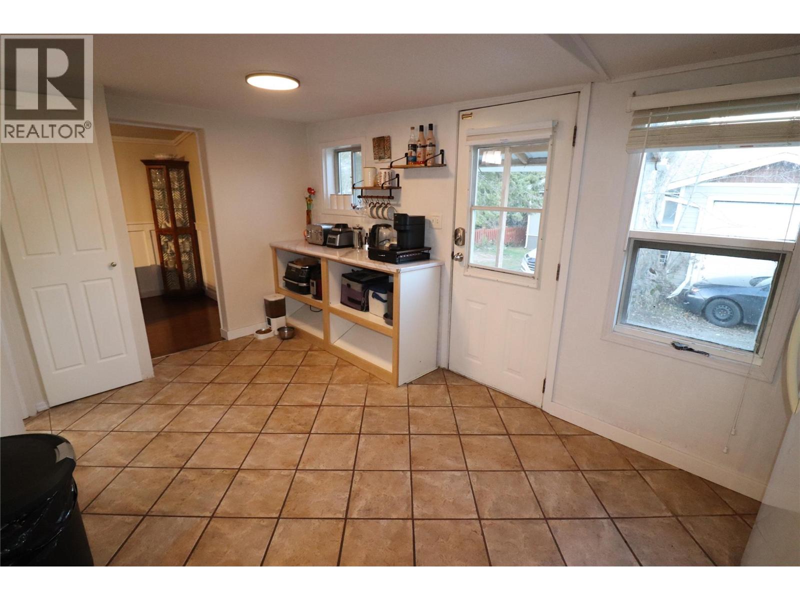 COFFEE BAR, BACK ENTRANCE DOOR