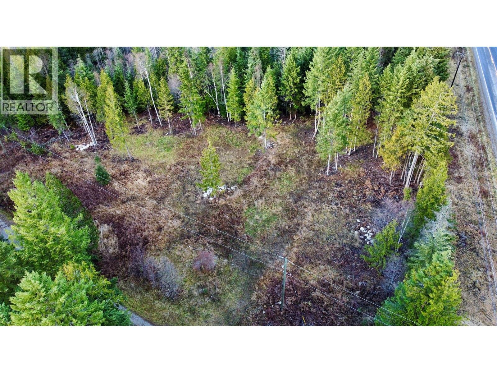 Aerial of lower property clearing